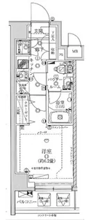 レアライズ武蔵小杉II【2階】の間取り