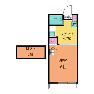 Cハイム夙【2階】の間取り