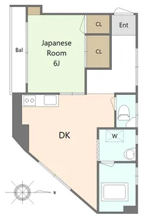 美鈴ビル【3階】の間取り