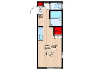 ハイツベルキャビン【2階】の間取り