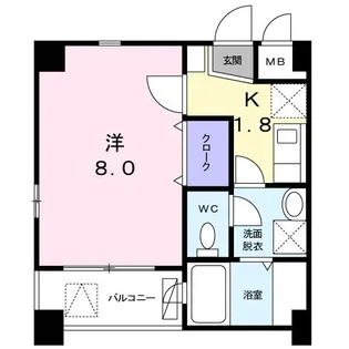 ミュアフィールド【1階】の間取り