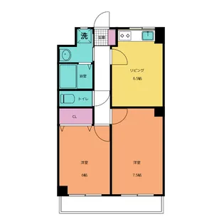 アーバンハイツ光陽II【1階】の間取り