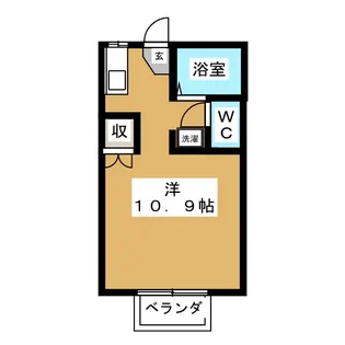 グランデュールパビヨン B【2階】の間取り
