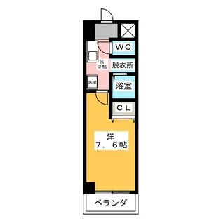 リアライズ黄金(旧ステージア黄金)【7階】の間取り