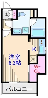 クレスト小杉スクエア【9階】の間取り