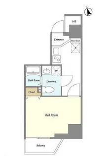 グランカーサ大森海岸【12階】の間取り
