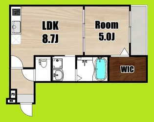 Fujipalace瓜生堂III番館【3階】の間取り