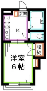 シャルム御殿山【1階】の間取り