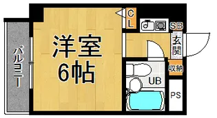 猪名寺パークマンション1【2階】の間取り