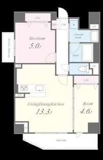 フォレスタ櫻【3階】の間取り