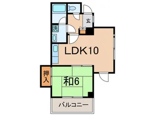 コスモハイツ山王【3階】の間取り