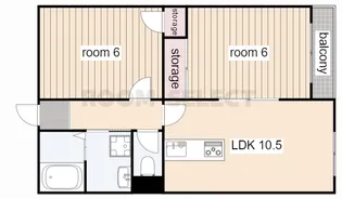 勢子ハイツ【2階】の間取り