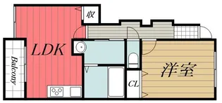 ケリーパーク【1階】の間取り