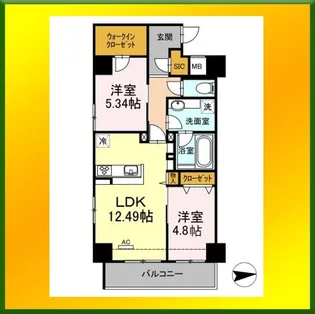 SORA【2階】の間取り