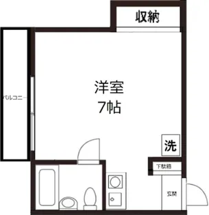 フジハイム【2階】の間取り