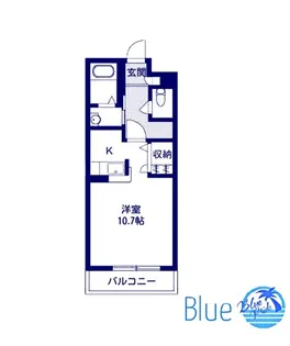 AN湘南【1階】の間取り