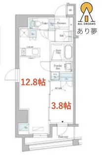 アーバネックス横濱馬車道【4階】の間取り