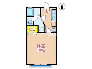 ガーデンプレイス広瀬C棟【2階】の間取り