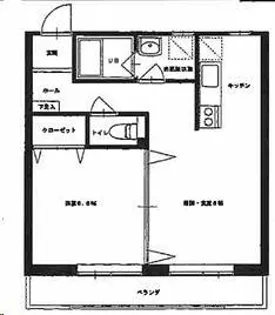リベア蔵王【2階】の間取り