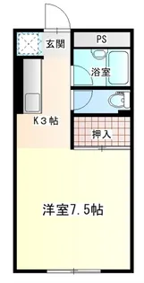ヴィラネルI【1階】の間取り