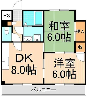 エレガンスパーク【2階】の間取り