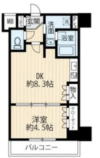 セジョリ大山【5階】の間取り