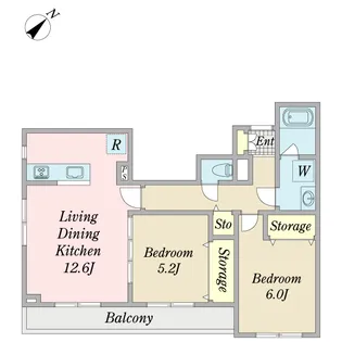 リブラ【1階】の間取り
