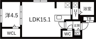 Land Toyohira【2階】の間取り