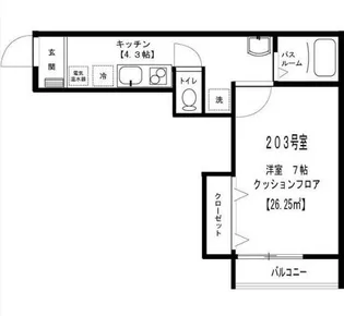リバシティ【2階】の間取り