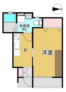 レセナ湊東II【1階】の間取り