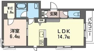 ShaMaison フーヴェル志木【1階】の間取り