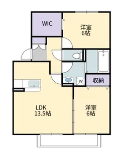 リヴェールE【2階】の間取り