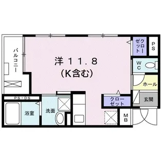 フィオーレ【3階】の間取り