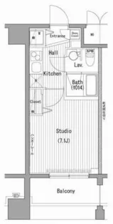 ガーラ・プレシャス横濱関内【7階】の間取り