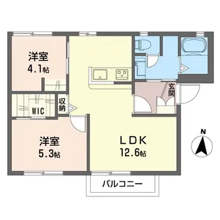 SHM サンハイム楓 I【2階】の間取り