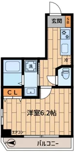 パハラ武蔵中原【3階】の間取り