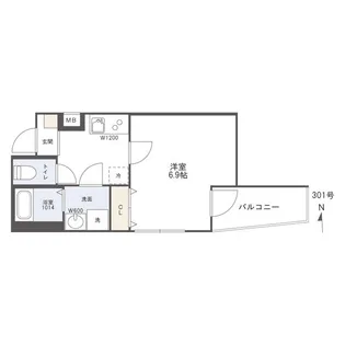 Flam fukushima【1階】の間取り
