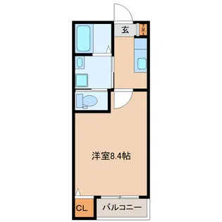 ブラン荒井A棟【2階】の間取り