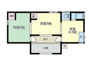 アパート佐和【1階】の間取り