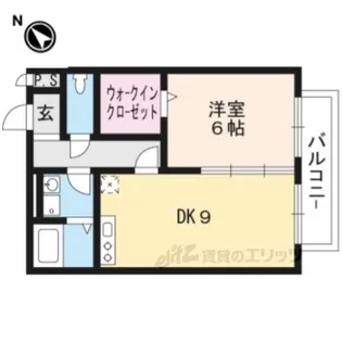 セジュールコウハナA棟【1階】の間取り