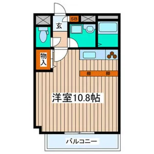 フォンテーヌ守口【4階】の間取り