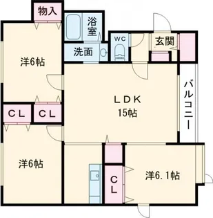 LupinusI号棟【1階】の間取り