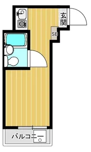 シャトー京橋【1階】の間取り