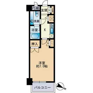 コンフォール高宮東【4階】の間取り