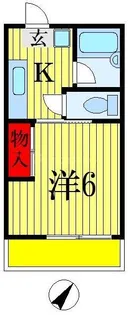 メゾン・ルミエール【2階】の間取り