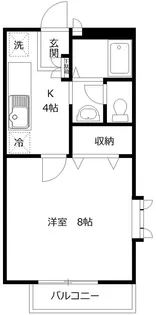 第7幸永ハイツ【2階】の間取り