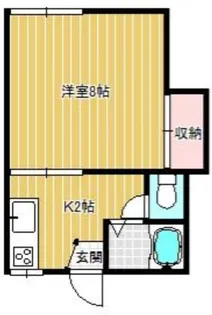 ●サンコーポ【1階】の間取り