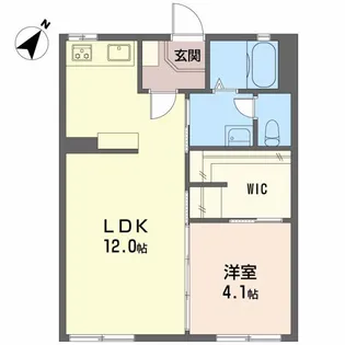ドミール南陽【1階】の間取り