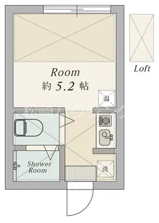 中野ハイム【1階】の間取り