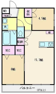 ヴィータ フェリーチェIII【1階】の間取り